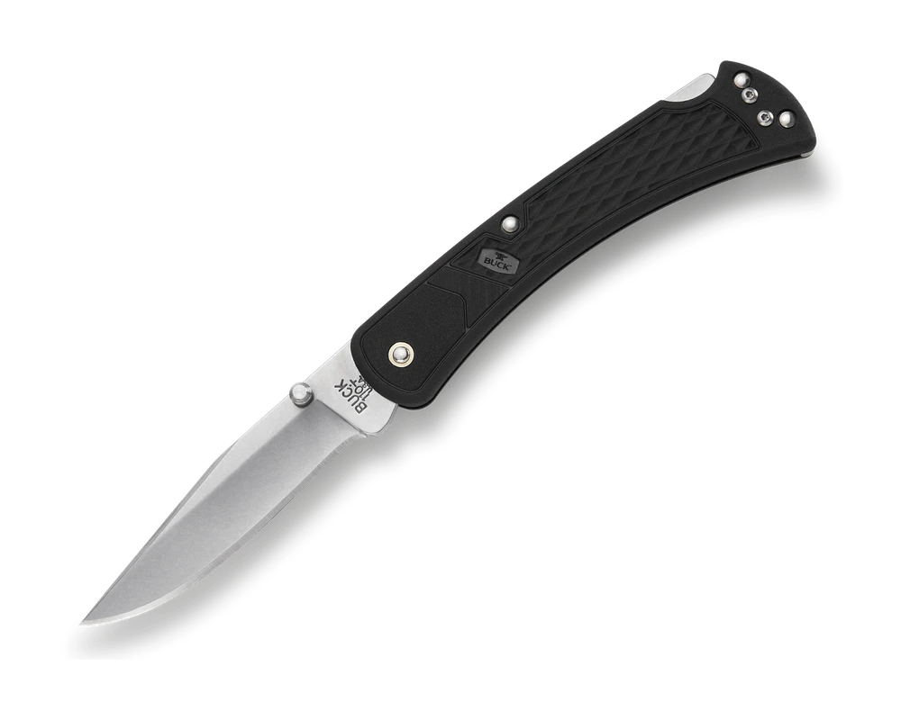 BUCK KNIFE SLIM HUNTER BLACK HANDLE 11878