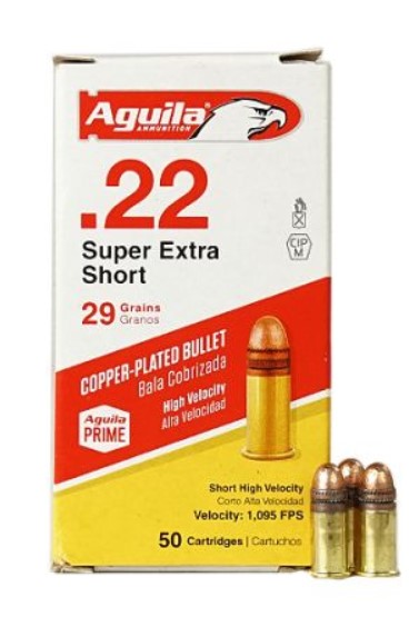 AGUILA SUPER EXTRA SHORT - .22 SHORT, 29GR