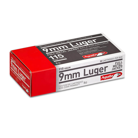 AGUILA  9MM FMJ 115 GR  50RDS
