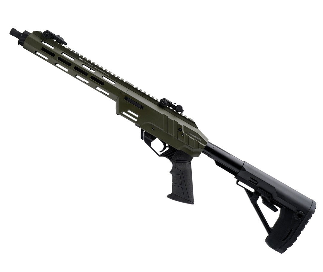 CARABINE ADLER RF224 TACTICAL 22LR GRIS 11,7" 2 CHARGEURS RUGER 10/22, GARDE-MAIN M-LOK, POIGNÉE PISTOLET AR, ORGANES DE VISÉE RABATTABLES, CROSSE AR MIL-SPEC ET TUBE DE CROSSE, ADAPTATEUR DE CHARGEUR - DIVERSES COULEURS DISPONIBLES