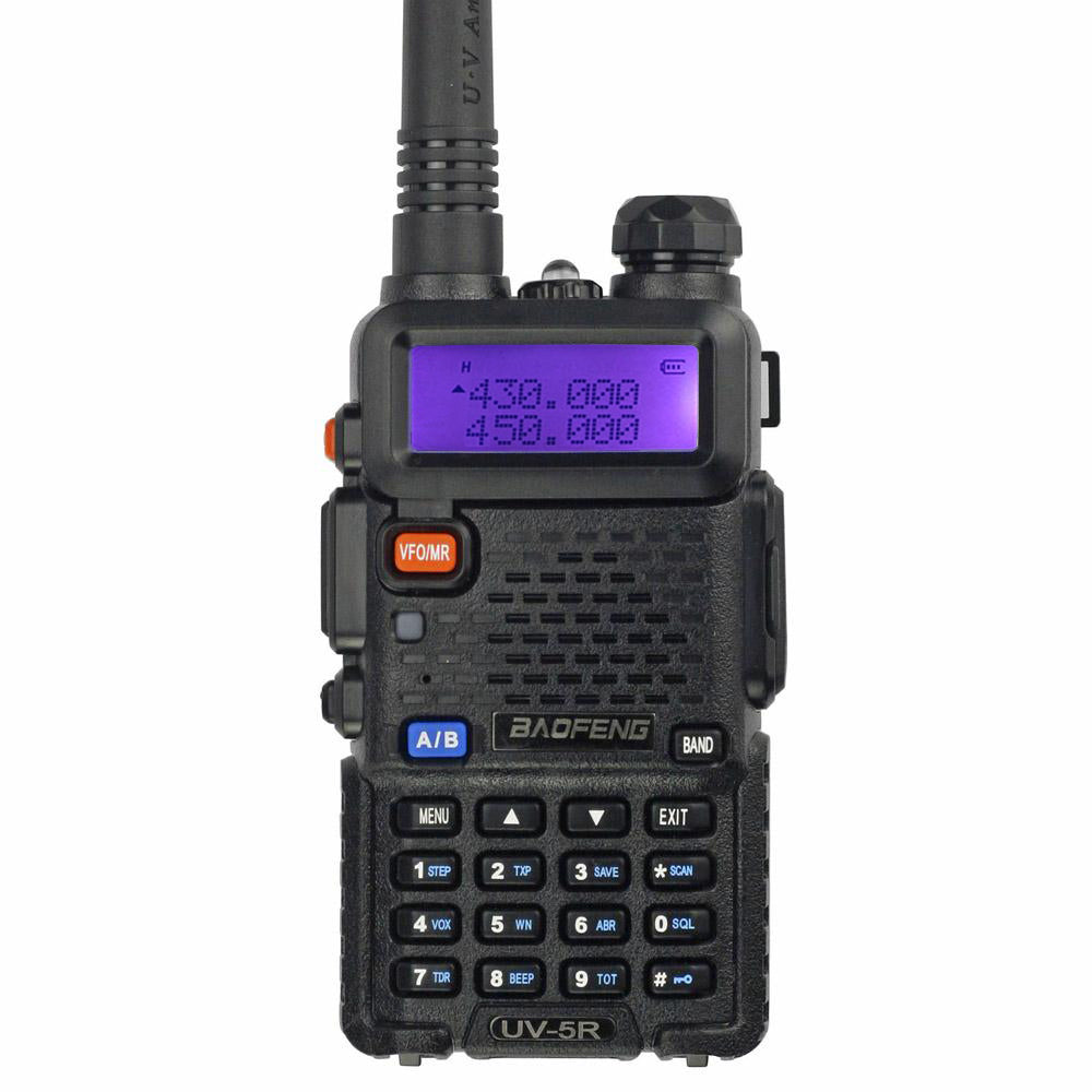 Baofeng uv-5r walkie talkie noir
