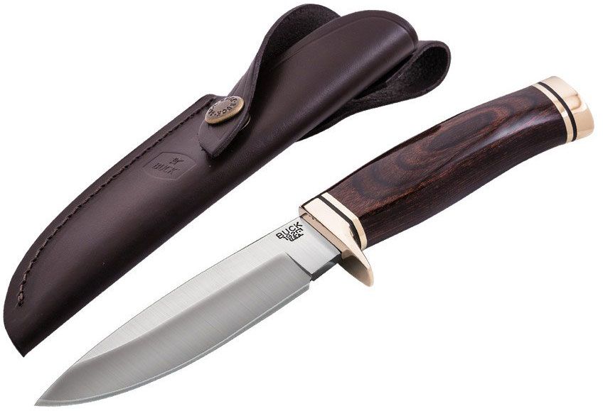 BUCK KNIFE VANGUARD, HERITAGE WALNUT, BOX