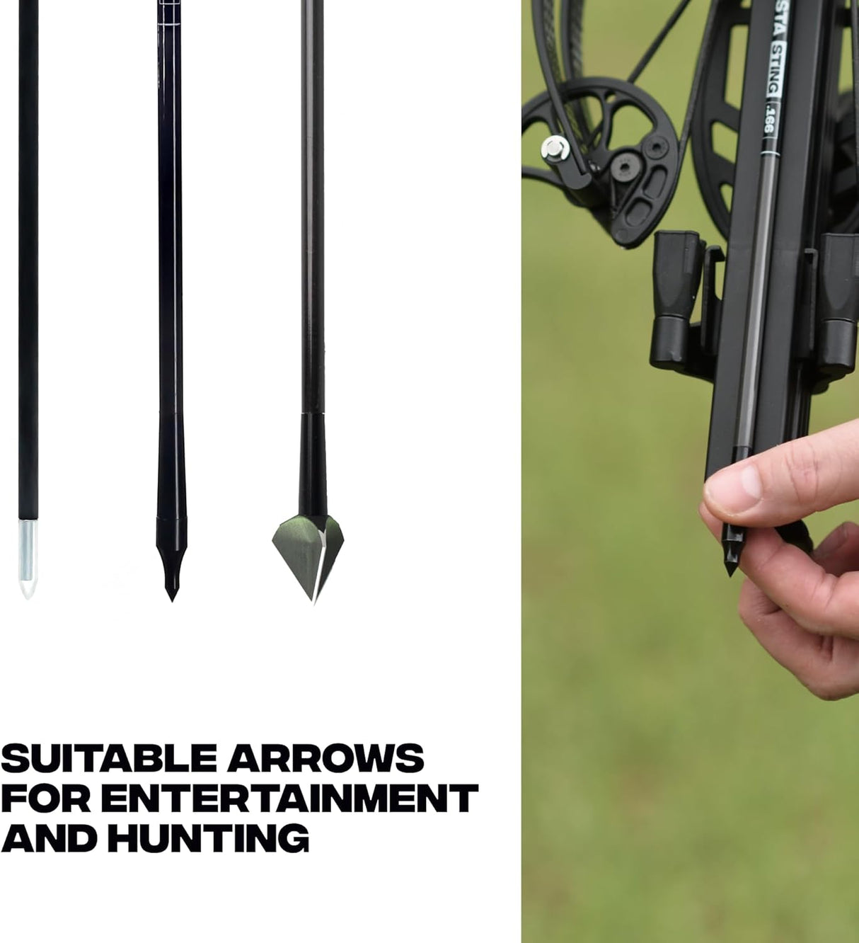 ARBALETE BALLISTA BAT POUR LA CHASSE, LA PÊCHE ET LE TIR POUR ADULTES ET JEUNES – DEUX MODÈLES DISPONIBLES