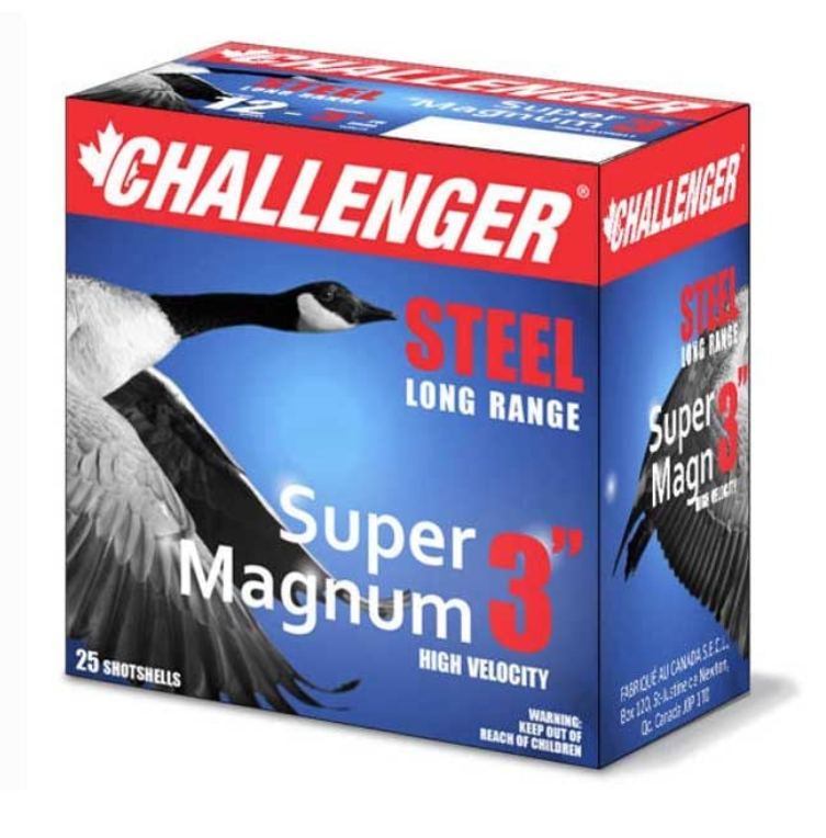 CHALLENGER 12GA 3" 1 3/8OZ SUPER MAGNUM STEEL #4