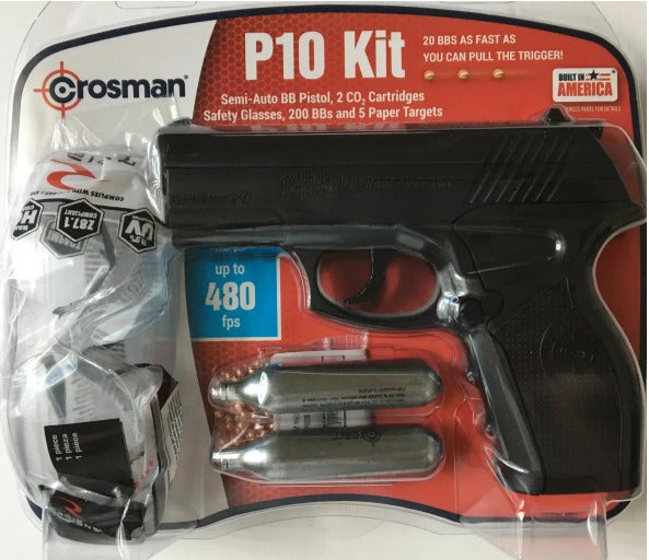 PISTOLET À BILLES BB SEMI-AUTOMATIQUE À CO₂ P10KT