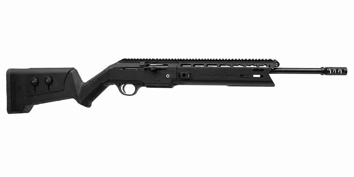 ADLER AD500A SEMI AUTO RIFLE .223 REM. 18.6" BARREL BLACK FIXED STOCK