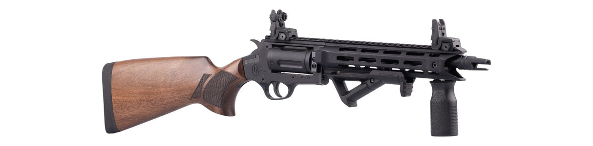 EGE ARMS RVTAC REVOLVER 9.5" W/ M-LOK ALUMINUM HANDGUARD & WALNUT