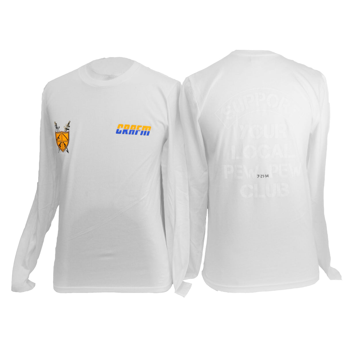 "Support Your Local Pew Pew Club" Long Sleeve Shirt