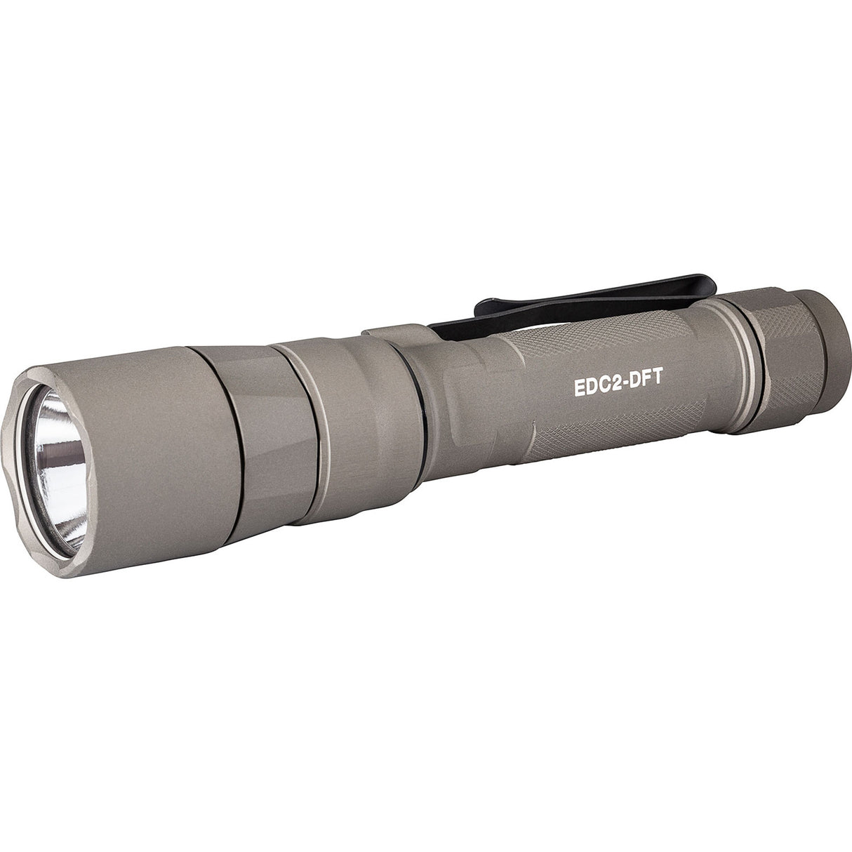 LAMPE DE POCHE DE TRANSPORT QUOTIDIEN SUREFIRE EDC2-DFT TURBO SERIES - RECHARGEABLE MICRO-USB INCLUS, ANODISÉ DUR - DEUX COULEURS DISPONIBLES :