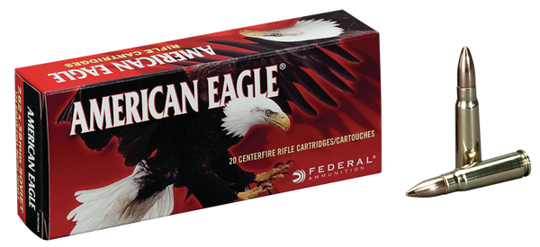 AMERICAN EAGLE 7.62X39MM SOVIET 124GR. FMJ BOX OF 20