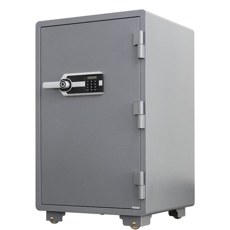 COFFRE-FORT SAFEWELL GRIS RÉSISTANT AU FEU – ÉVALUATION DU FEU : 60 MIN. / 1700°F - COULEURS INTÉRIEURES DISPONIBLES : NOIR, GRIS OU BLEU - RAMASSAGE EN MAGASIN UNIQUEMENT