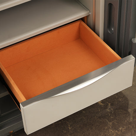 COFFRE-FORT SAFEWELL GRIS RÉSISTANT AU FEU – ÉVALUATION DU FEU : 60 MIN. / 1700°F - COULEURS INTÉRIEURES DISPONIBLES : NOIR, GRIS OU BLEU - RAMASSAGE EN MAGASIN UNIQUEMENT