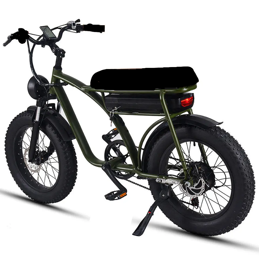 FXH-005 ELECTRIC MOUNTAIN BIKE 500W - 7 SPEED REAR HUB MOTOR - FRONT AND REAR DISC BRAKES - 20 INCH WHEELS - LED HEADLIGHT - 45-50KM BATTERY LIFE - INCLUDES BATTERY AND CHARGER - AVAILABLE IN TWO COLORS