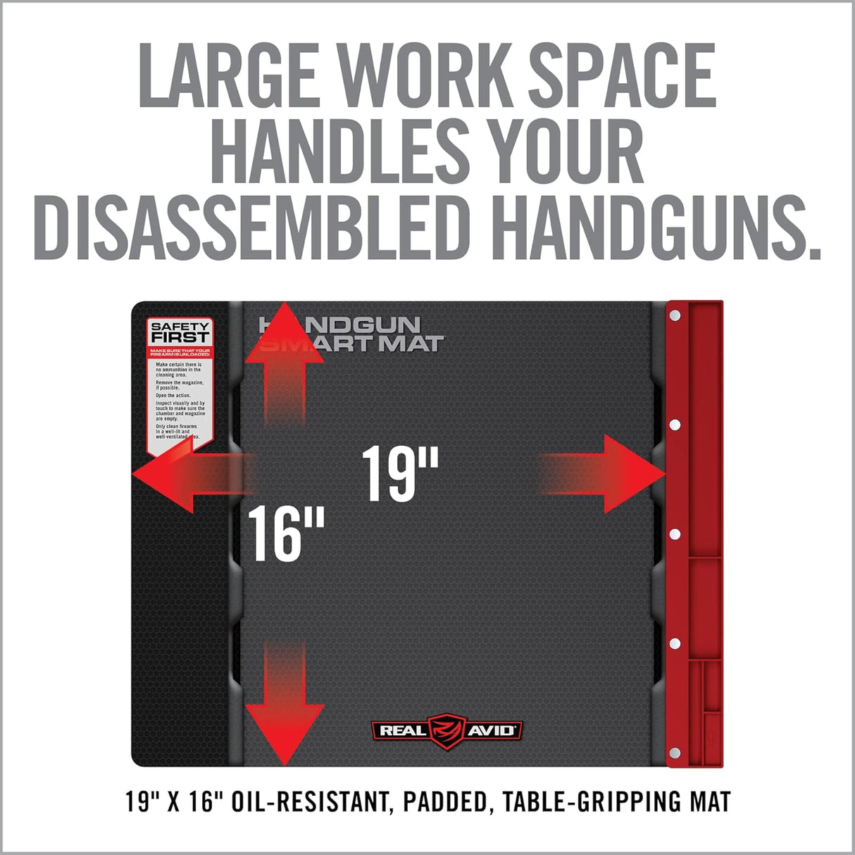 REAL AVID - SMART MAT FOR VARIOUS HANDGUN MODELS