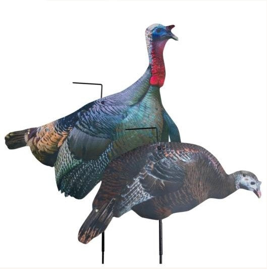 HIGDON FLEX TURKEY COMBO SILHOUETTE DECOYS JAKE & HEN