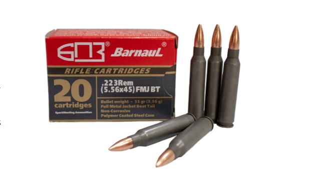 BARNAUL .223 REM,  55GR FMJ