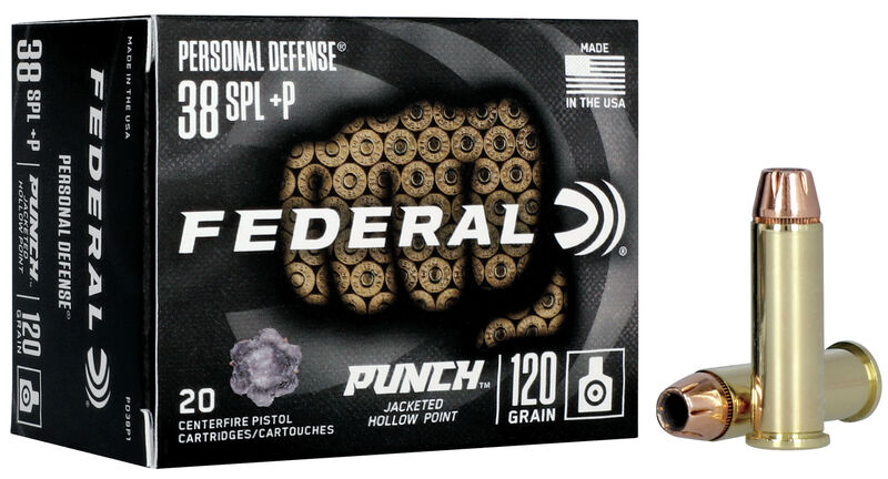 FEDERAL PERSONAL DEFENSE PUNCH 38 SPECIAL +P