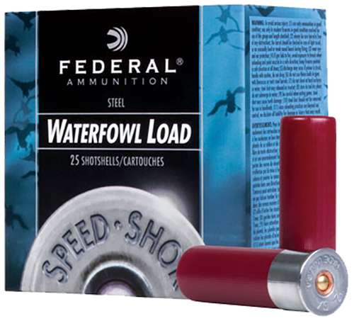 Speed Federal Shok 12 Ga 3 1/2 '' Steel # 3 - 1 3/8oz - BirdShot