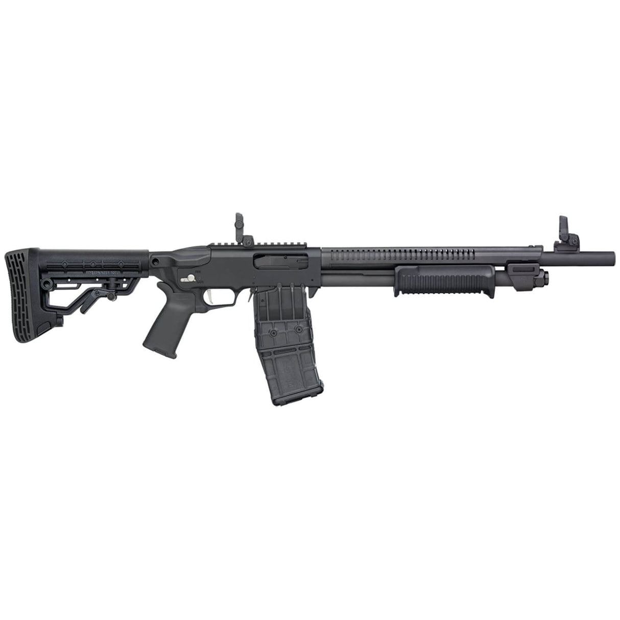 FUSIL MOSSBERG 590RM CAL. 12, 18.5", 5 POSITIONS RÉGLABLE - CONFORME MIL-SPEC