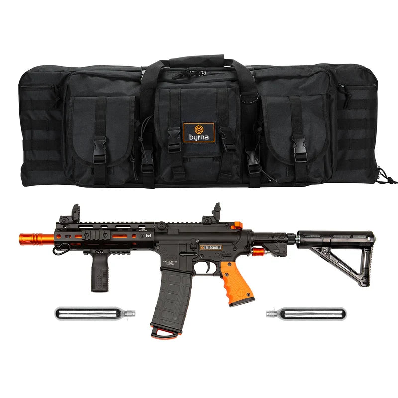 BYRNA MISSION 4 RIFLE LAUNCHER, BLACK BUNDLE