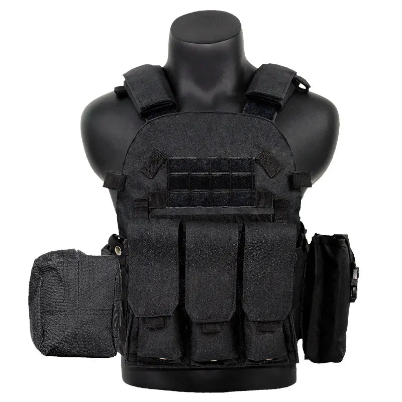 GILET PORTE-PLAT RÉGULIER NOIR