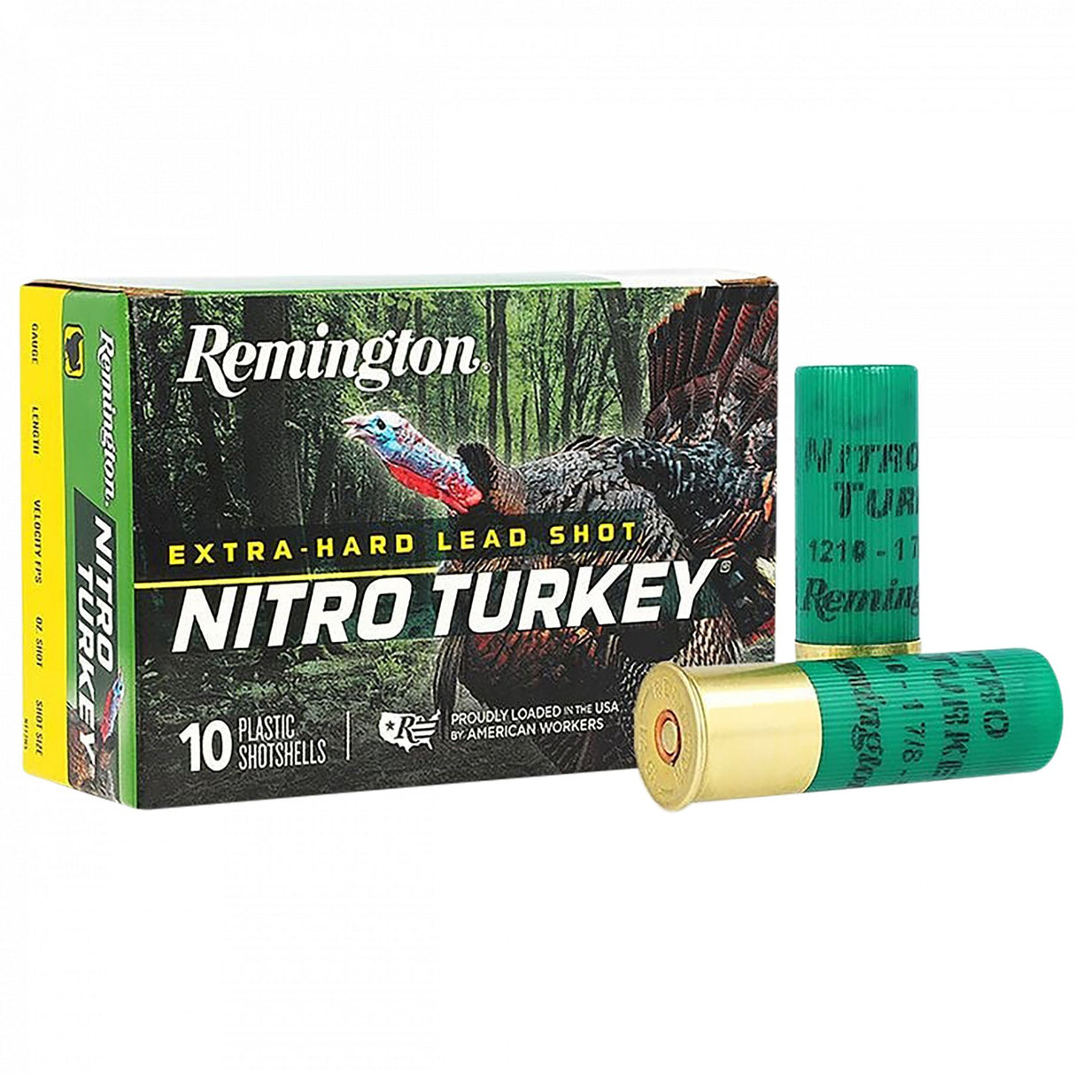 MUNITIONS REMINGTON NT12H5 NITRO TURKEY MAGNUM - BUFFERED 12GA 3" 1210PPS, 1-7/8 ONCES #5 - BOÎTE DE 10