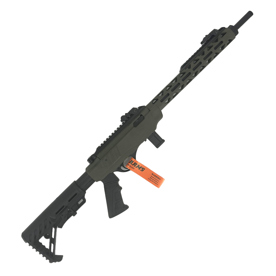 ADLER ARMS RF-224 TACTICAL SEMI-AUTOMATIC RIFLE, .22LR, 16'' THREADED BARREL, M-LOK HANDGUARD, ADJUSTABLE STOCK, 2x 10RD MAGAZINES - ODG