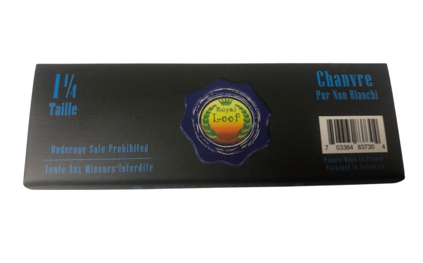 ROYAL LEEF - ROLLING PAPERS - UNBLEACHED PURE HEMP PAPERS - 50 LEAVES PER BROOKLET (VELIN)