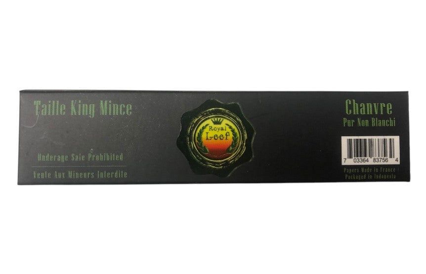 ROYAL LEEF - ROLLING PAPERS - UNBLEACHED PURE HEMP PAPERS - 50 LEAVES PER BROOKLET (VELIN)