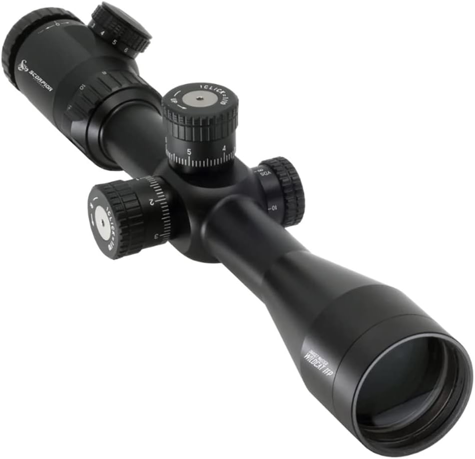 TÉLESCOPE SCORPION OUTDOORS TARGET MASTER WILDCAT 6-24X50 IR, TUBE DE 30 MM, RÉTICULE LRT