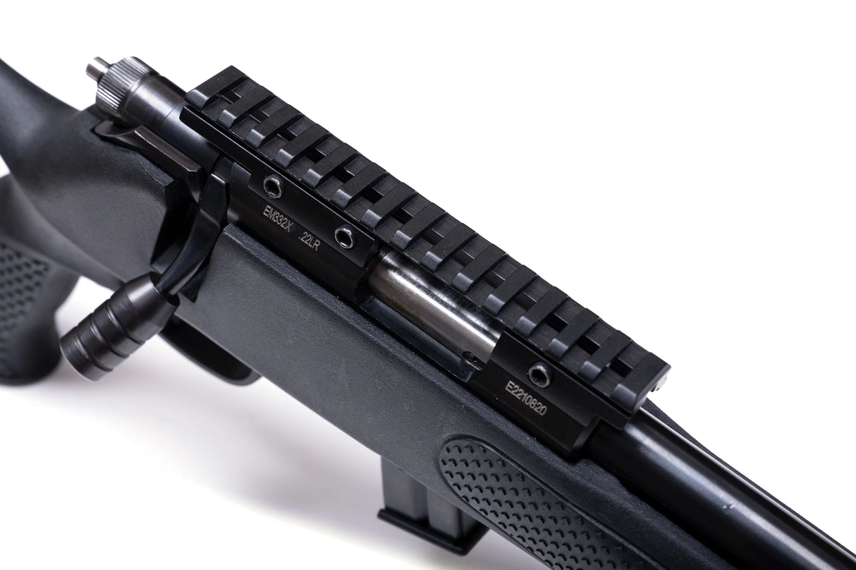 SCORPIO EM332X BOLT ACTION .22LR RIFLE 13" BARREL SYNTHETIC STOCK