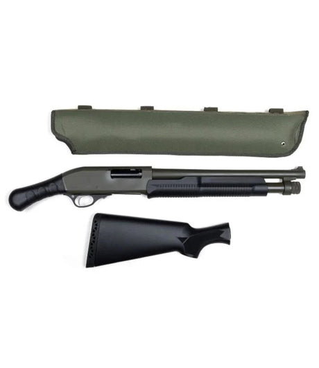 FUSIL À POMPE CHURCHILL CAL. 12 3', CANON DE 15' AVEC POIGNÉE SHOCKWAVE ET FOURREAU GRATUIT - COULEURS DIFFÉRENTES DISPONIBLES :