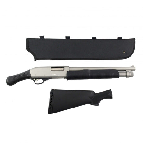FUSIL À POMPE CHURCHILL CAL. 12 3', CANON DE 15' AVEC POIGNÉE SHOCKWAVE ET FOURREAU GRATUIT - COULEURS DIFFÉRENTES DISPONIBLES :