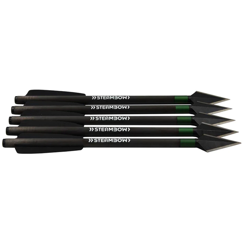 STEAMBOW AR-SERIES - FLÈCHES EN CARBONE LÉGÈRES WARBOLTS 5 PK #03225