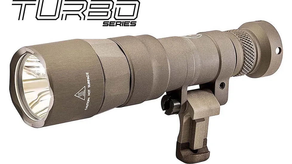 SUREFIRE M340DFT-PRO TURBO MINI SCOUT LIGHT PRO SERIES 3-VOLT DUAL FUEL® PRO WEAPONLIGHT - DEUX COULEURS DISPONIBLES
