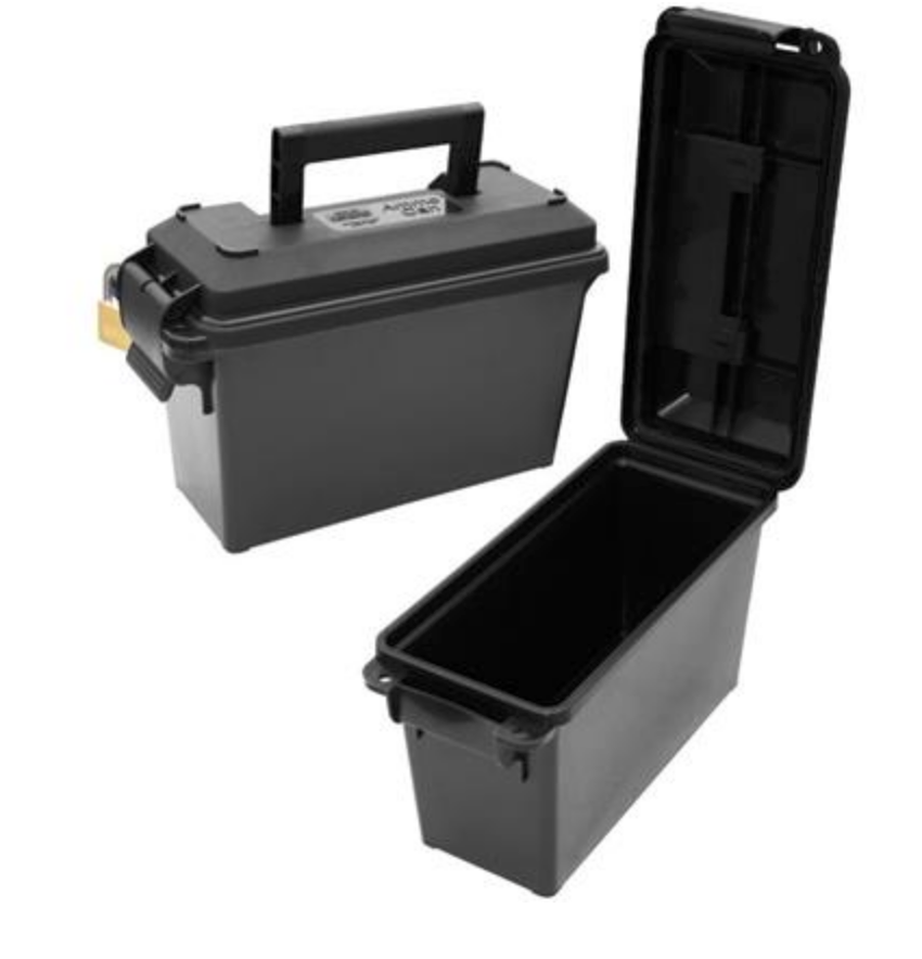 EMPTY AMMO CAN 30 CALIBER - TALL BLACK