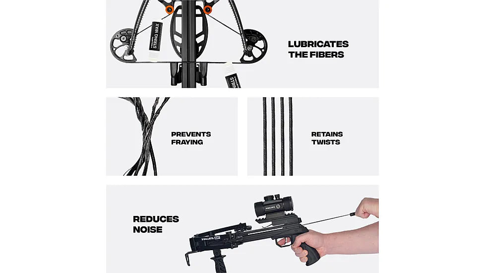 CIRE POUR CORDE D’ARC BALLISTA (ENSEMBLE DE 3)