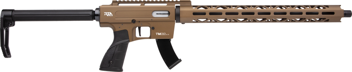CARABINE ROCK ISLAND ARMORY TM22, CAL. 22LR, CANON DE 18", SEMI-AUTOMATIQUE, 2 CHARGEURS DE 10 CARTOUCHES, NON-RESTREINT - DEUX COULEURS DISPONIBLES : BRONZE BRÛLÉ ET GRIS SNIPER