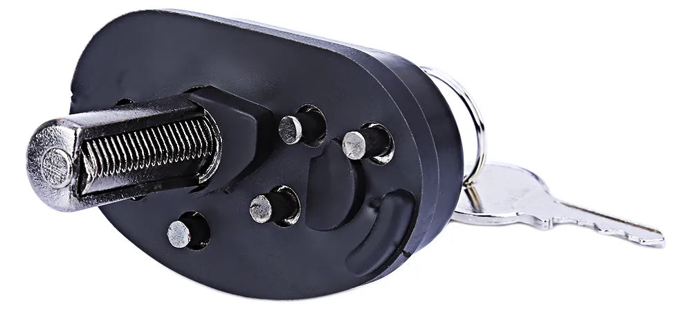 VERROU DE DÉTENTE EN ALLOI DE ZINC - NOIR - AVEC GOUJON