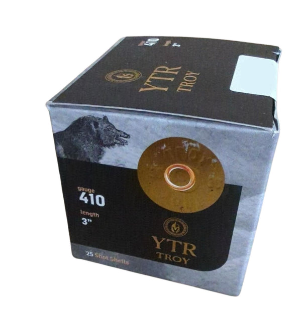 TROY AMMUNITION 3" .410 5/8OZ LEAD SHOT 1150FPS 25 ROUNDS - THREE OPTIONS AVAILABLE