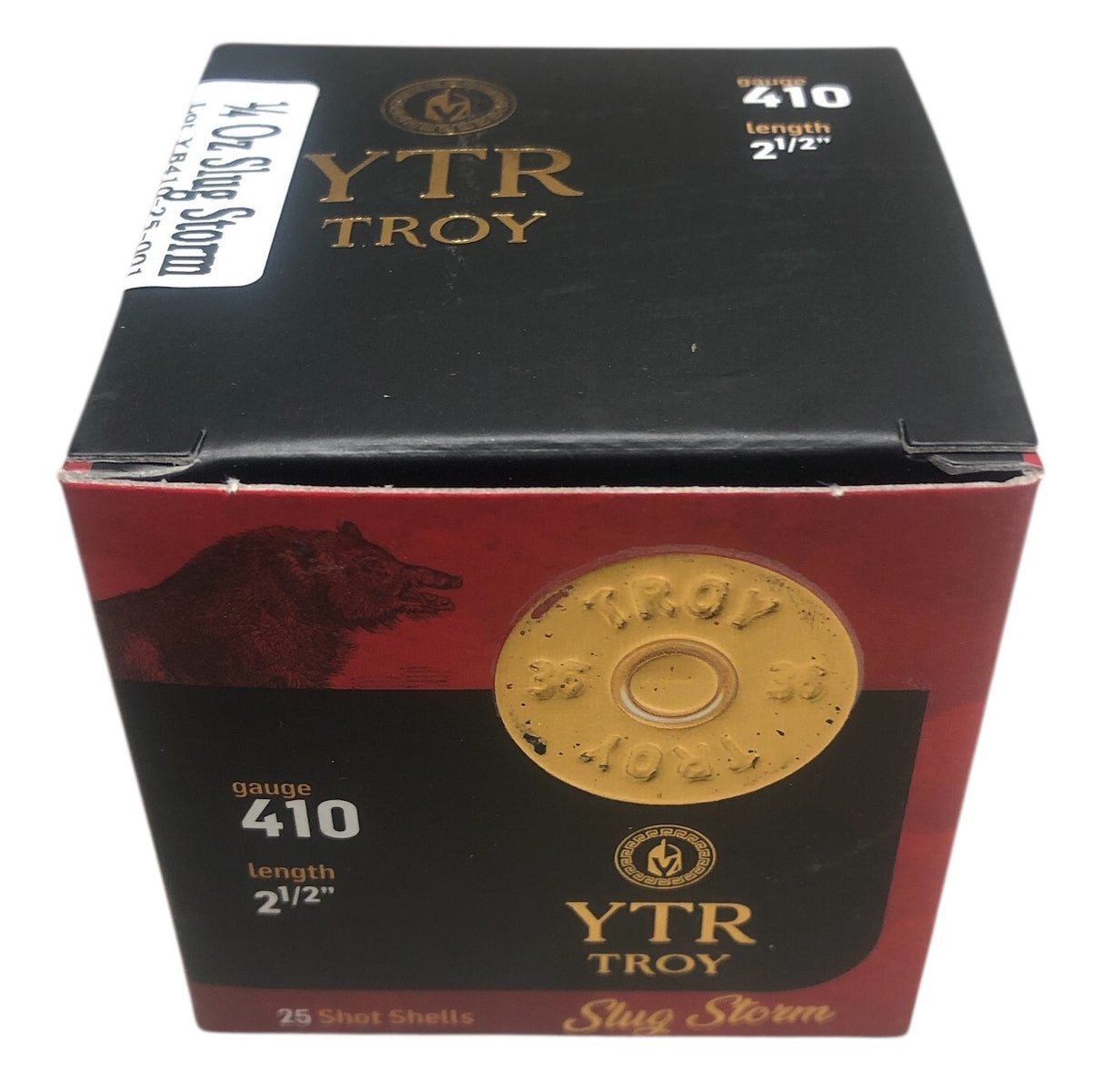 TROY AMMUNITION, 2.5", .410GA, 1/4OZ SLUG, 1800FPS, BOX OF 25RDS