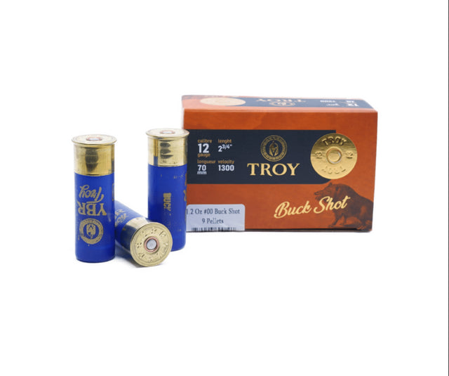 TROY AMMUNITION, 2-3/4", 12GA - BOX OF 10RDS - TWO TYPES AVAILABLE