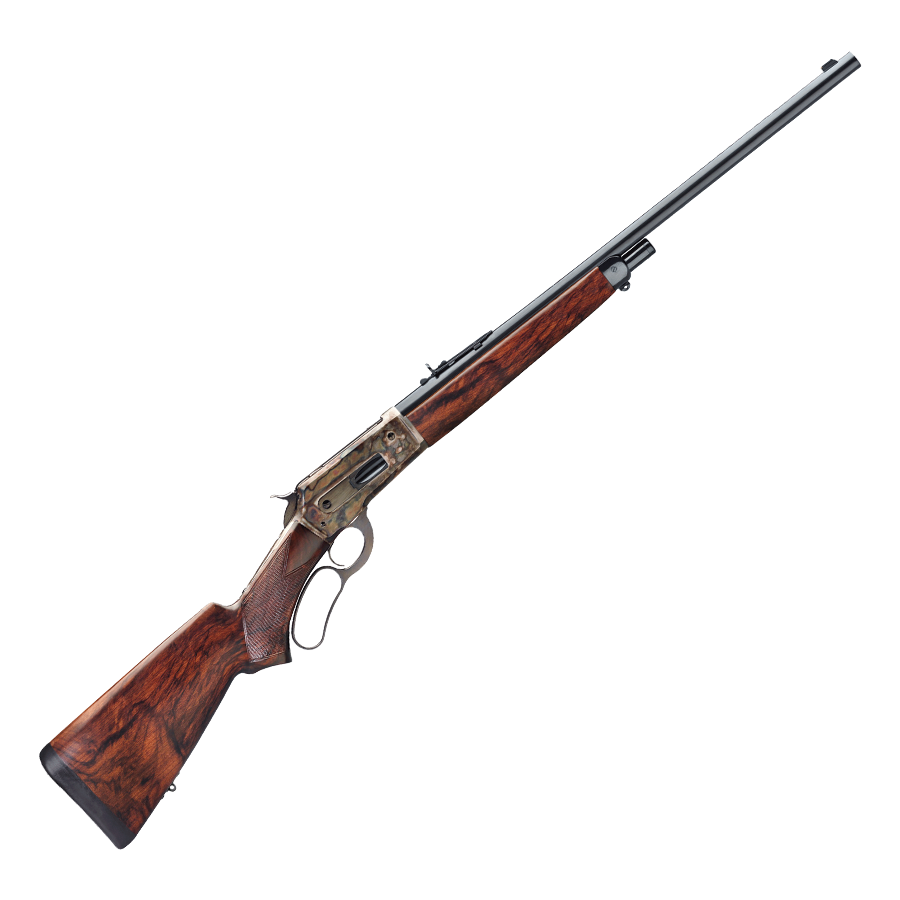 UBERTI 1886 HUNTER, CAL. 45/70, CANON DE 22'' - CROSSE EN NOYER A, FINITION TREMPEE/BLEUIE - FABRIQUÉ EN ITALIE