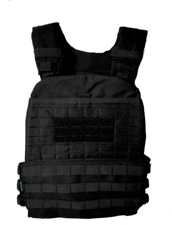 GILET TACTIQUE CRAFM, NYLON 600D, SANS POCHE - PORTE-PLAQUES