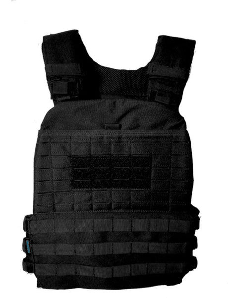 GILET TACTIQUE CRAFM, NYLON 600D, SANS POCHE - PORTE-PLAQUES