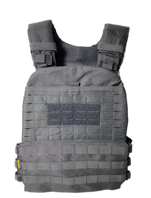 GILET TACTIQUE CRAFM, NYLON 600D, SANS POCHE - PORTE-PLAQUES