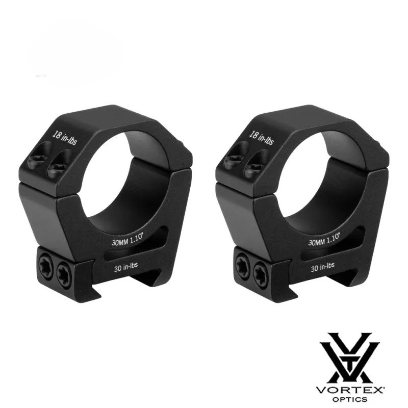 ANNEAUX DE LUNETTE VORTEX SPORT – PICATINNY – DIFFÉRENTES GRANDEURS ET HAUTEURS DISPONIBLES