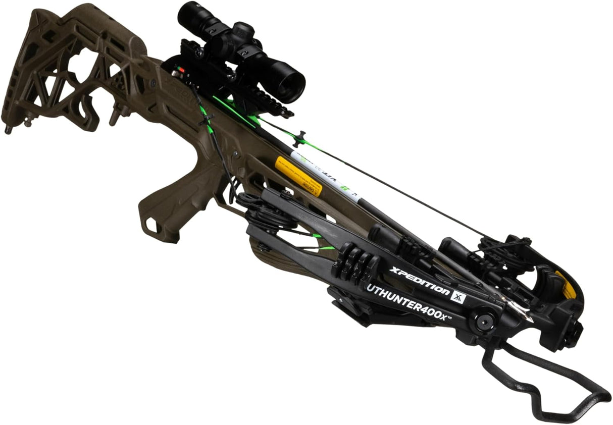 ARBALÈTE XPEDITION ARCHERY XACW1002 RUT HUNTER 400X À CADRE COMPOSITE AVEC ACCESSOIRES