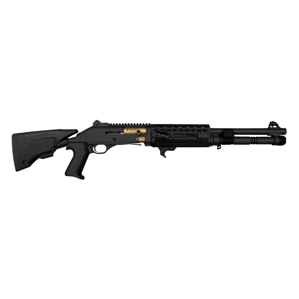 CANUCK ELITE TACOP, SEMI AUTO 12GAX3", BLACK/GOLD