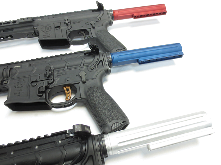 PWS tube de tampon amélioré, plaque d'extrémité de serrure à cliquet MIL-SPEC GEN 2